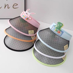 防紫外線兒童防曬帽夏天女童空頂太陽帽大帽檐男童遮陽帽寶寶帽子