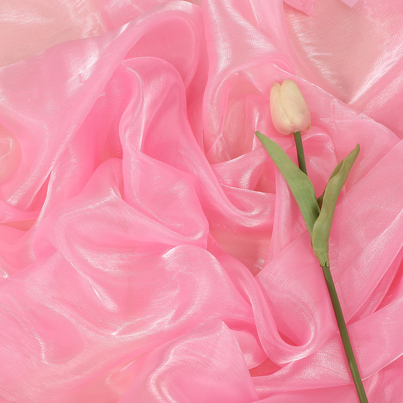Soft Shiny Satin Organza Korean Fabric Women's Hanfu Clothing Accessories Scene Chair Fabric Table Runner Water-Gloss Fabric Soft Shiny Satin Organza Korean Fabric Women's Hanfu Clothing Accessories Scene Chair Fabric Table Runner Water-Gloss Fabric