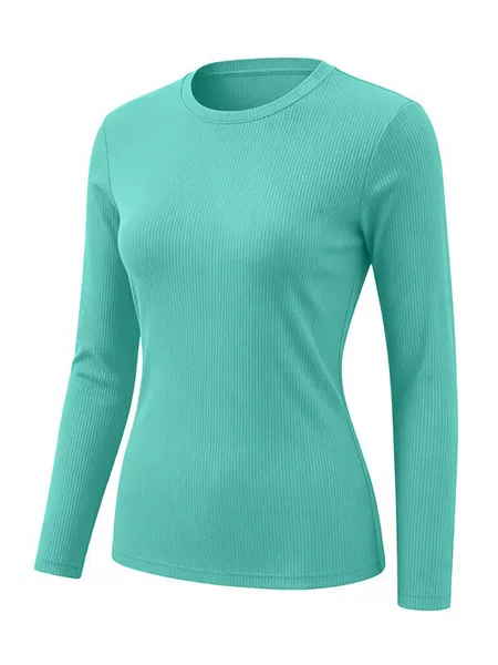 2026 Autumn New Elastic Long-Sleeve Outdoor Sports Quick-Dry Shirt for Men and Women, Quick-Dry Long-Sleeve Running Shirt