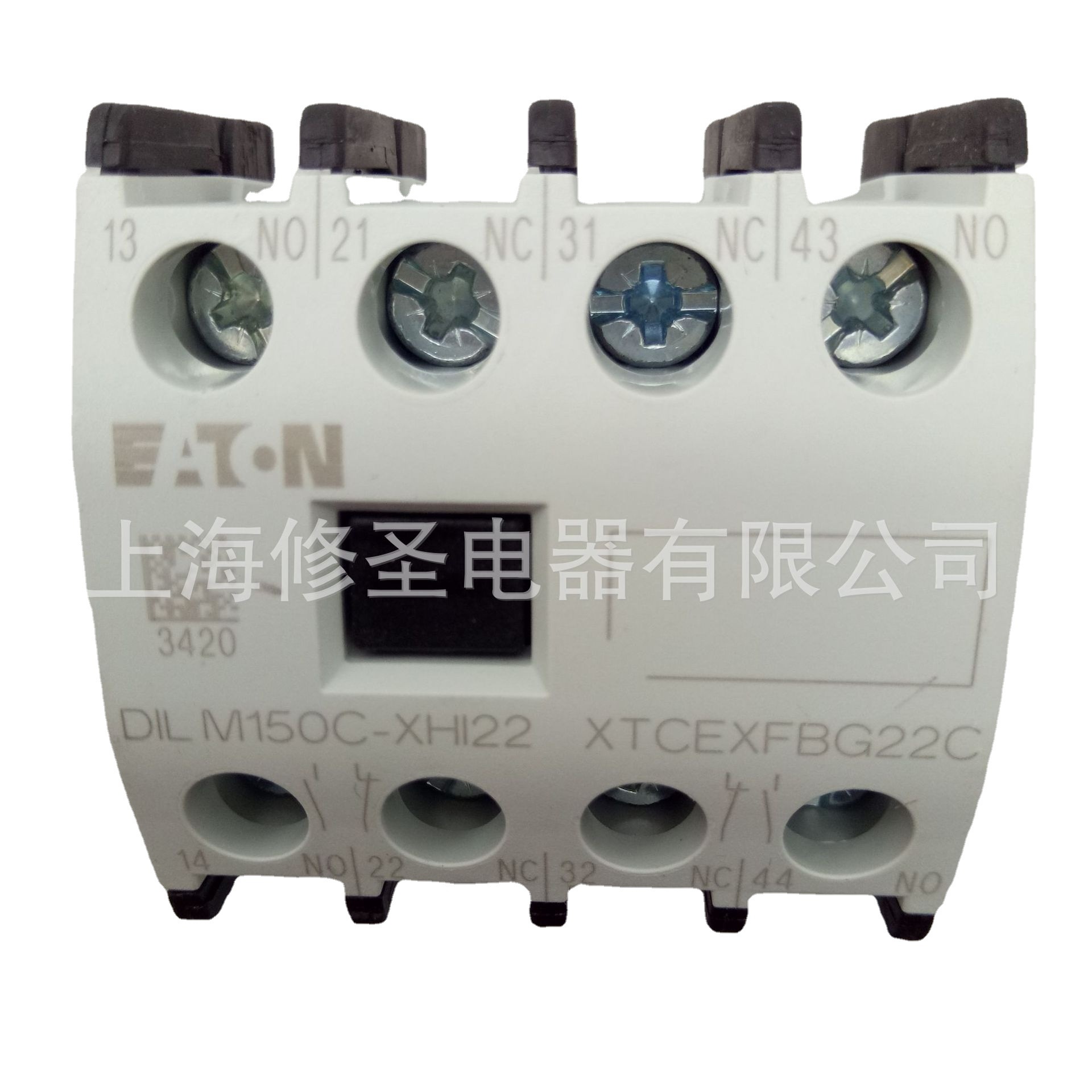 原包装伊顿穆勒辅助触点DILM150进口DILM150C苏州产EATON触头模块