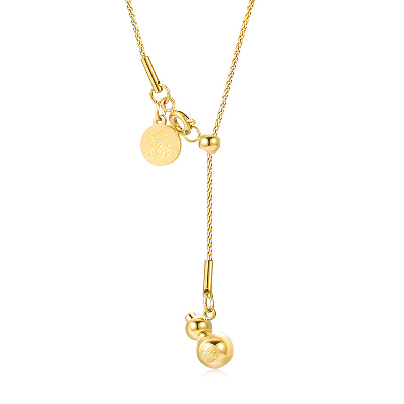 Oferta especial experiencia europea y americana joyería de acero titanio vacío galvanoplastia no decoloración no alérgica joyería pendientes collar fábrica al por mayor