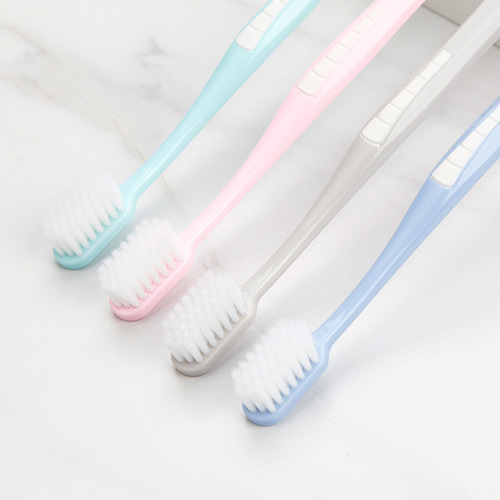 Toothbrush street stall daily necessities department store adult soft-bristled macaron toothbrush household independent packaging one piece drop shipping wholesale