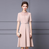 Lace Button Waist show thin first love temperament A-line skirt