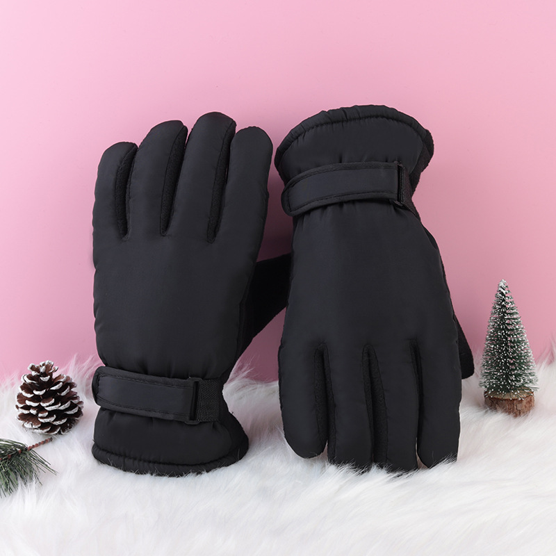 Personalizado logotipo de texto publicitario para enviar regalos corporativos de invierno para hombres y mujeres guantes calientes impresión personalizada invierno