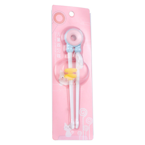 Children's chopsticks training baby eating complementary food feeding auxiliary chopsticks creative cartoon practice chopsticks portable learning chopsticks
