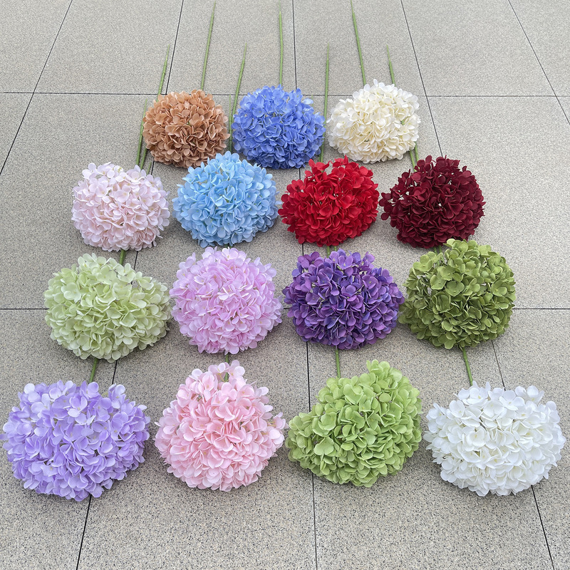 216 Pieces of Beautiful Large Hydrangea Artificial Flowers Wedding Home Decoration Artificial Flowers Wholesale 216 Pieces of Beautiful Large Hydrangea Artificial Flowers Wedding Home Decoration Artificial Flowers Wholesale