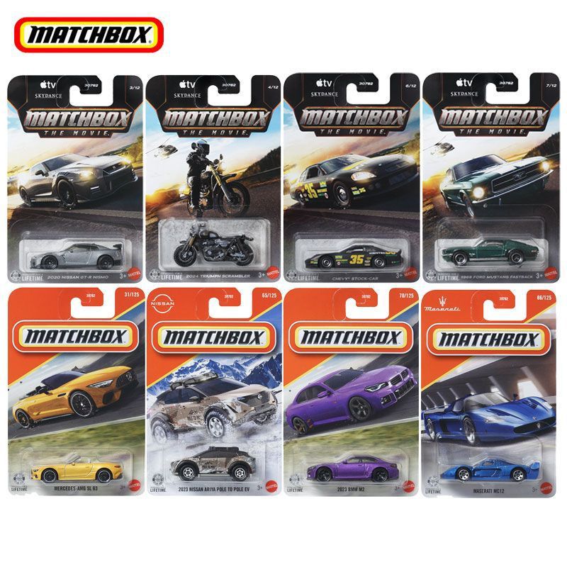 Mattel Matchbox 2026K Series Movie Replica Nissan GTR Motorcycle Alloy Miniature Car Model Toy for Collection Mattel Matchbox 2026K Series Movie Replica Nissan GTR Motorcycle Alloy Miniature Car Model Toy for Collection