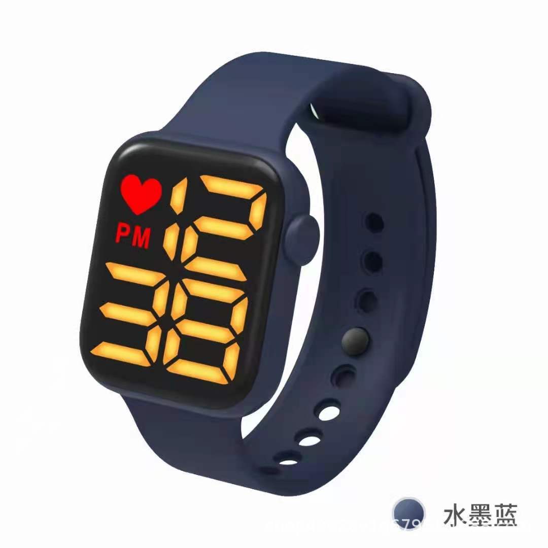 Apple, electronic men's watch for men and women, trend fashionable children's digital watch, 2021 collection, for beloved 2