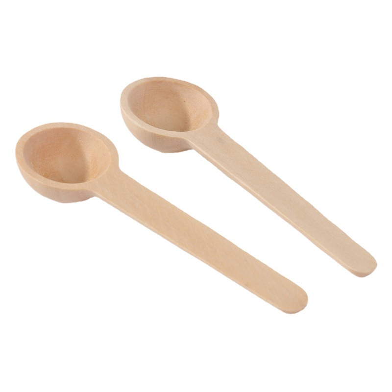 Production of Wooden Handmade Short-Handled Kidsren's Small Wooden Spoons, Wooden Spoons, Stirring Spoons, Jam Honey Spoons, Coffee Bean Measuring Spoons