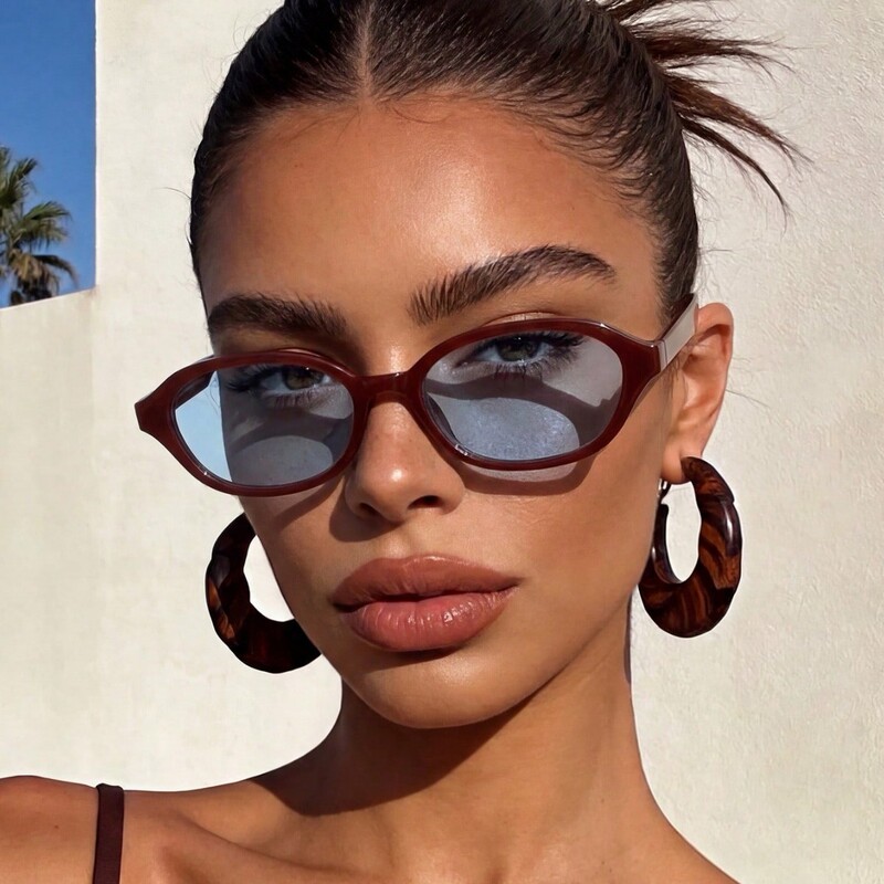 Cat-Eye Sunglasses for Women, High-End Cross-Border Street Style Retro Sunglasses, Anti-Uv, Sun Protection, Versatile Sunglasses Cat-Eye Sunglasses for Women, High-End Cross-Border Street Style Retro Sunglasses, Anti-Uv, Sun Protection, Versatile Sunglasses