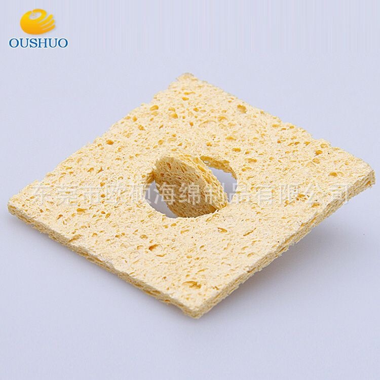 High-temperature resistant soldering iron cleaning sponge, thickened soldering iron cleaning pad, absorbent compressed wood-based desoldering pad High-temperature resistant soldering iron cleaning sponge, thickened soldering iron cleaning pad, absorbent compressed wood-based desoldering pad