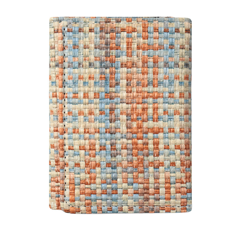 Explosiones transfronterizas nicho billetera tejida creativa multifuncional tarjeta multiplaza tarjeta bancaria cartera de tarjetas