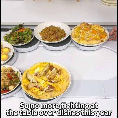 TheLazySusan Revolution Amazon Tabletop Rotating Dinner Plate Portable Turntable