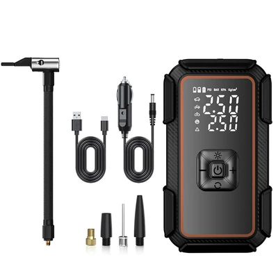 Hava nasosu Car Air Pumps, Portable Air - wireless-charging-usb-cigarette-lighter-cable