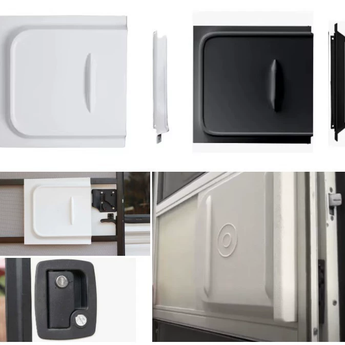 RV Screen Door Slide Car экран двери PP пластиковые дверные замки раздвижные двери плюс боковой экран RV