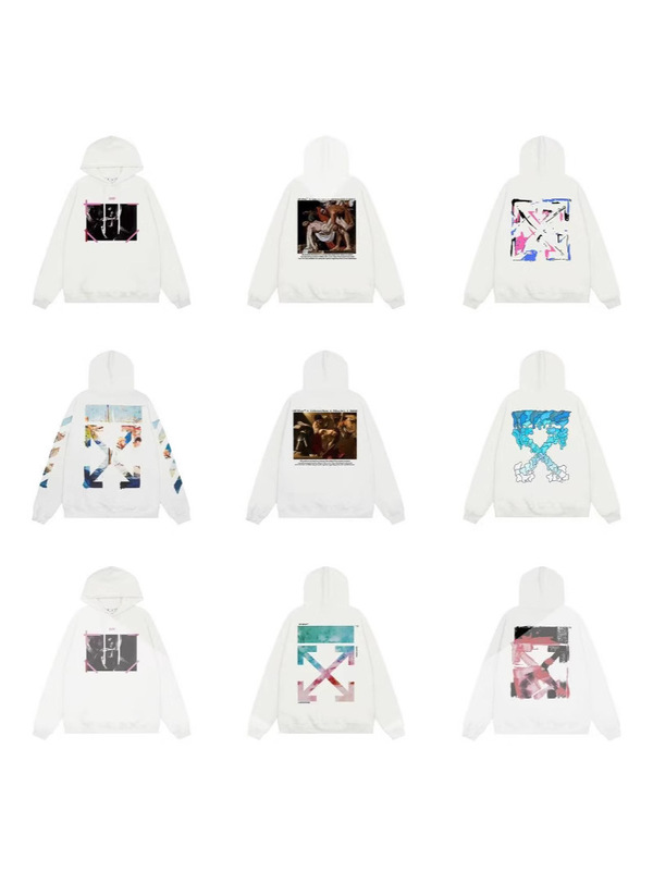 Cross-Border Trendy Brand New of Cross Flower Men's and Women's Couple's Loose Casual Hoodie Sweatshirt Collection Ready for Sale