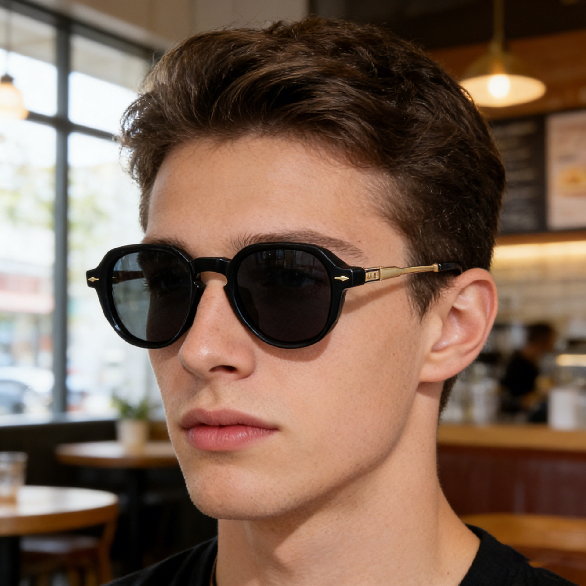 Neue europäische Mode polarisierte Sonnenbrillen vollständiger Rahmen Herren Outdoor-Sonnenbrillen Herren kleiner Rahmen Brille Sonnenbrillen