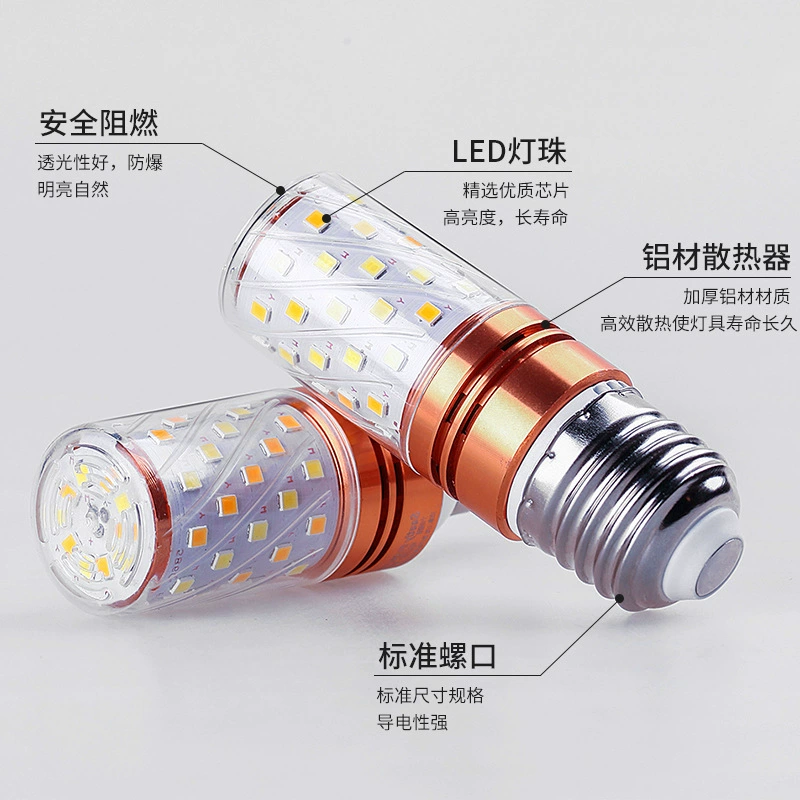 LED лампа, с винтовым цоколем, три цвета, оптом