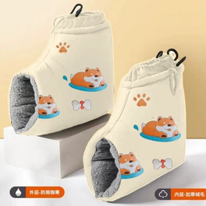Electric Vehicle Winter Warm Gloves Motorcycle Handlebar Thickeneded Velvet Waterproof Battery Car Windshield Hand Guard to Protect Against Cold