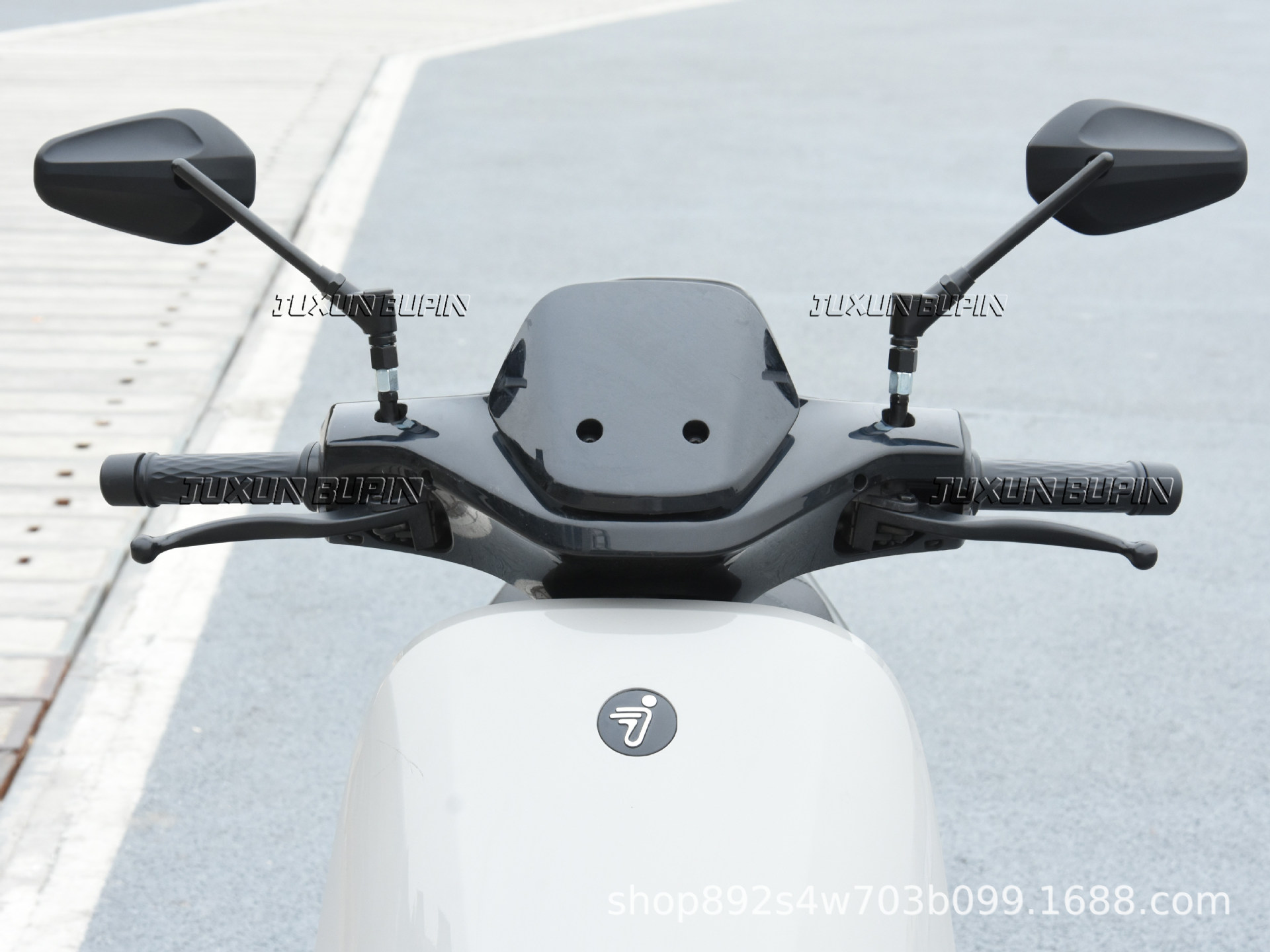 Suitable for Jihua AE8, Niu NLT, Ninebot E300P electric vehicles and motorcycles, universal modified rearview mirror