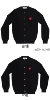 Women's Black Stacked Heart