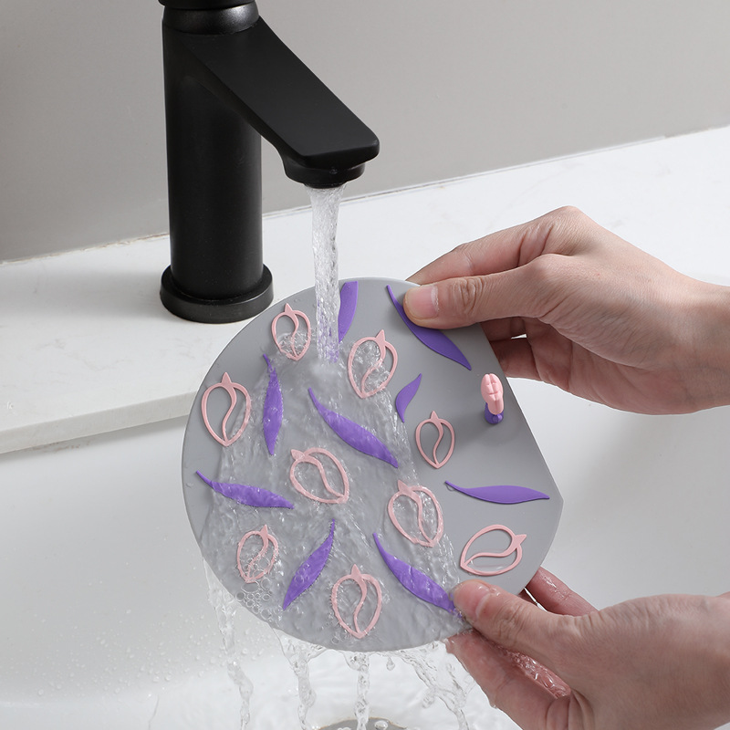 Tapa Antiolor para Drenaje de Silicona, Antiinsectos para Baño