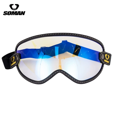Goggles Strap-On Large Spherical – Dəbilqə (Kaska) aksesuarları - transparent-revo-blue-universal-day-and-night