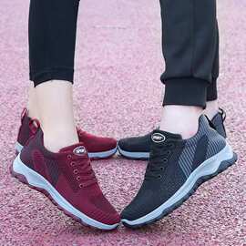 健步鞋2024年新款旅游鞋鞋厂舒适中老年软底跑步鞋老人情侣运动鞋