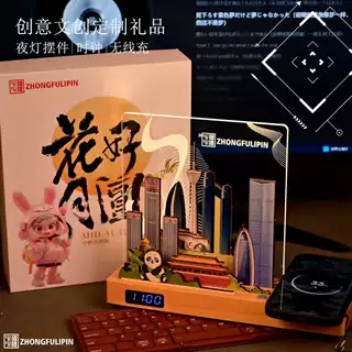 文创小夜灯定制企业商务活动城市建筑地标小夜灯纪念品创意摆件