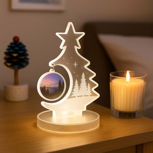 Meiyang DIY Photo Frame Silicone Mold Crystal Glue DIY Ornaments Christmas Tree Pendant Photo Frame Hanging