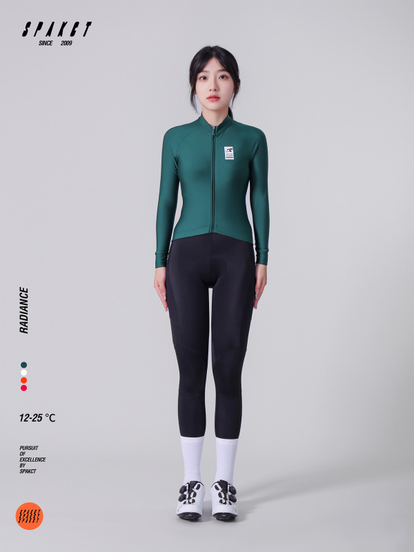 思帕客薄绒亲肤弹力透气速干女款长袖骑行服公路车山地车自行车衣|undefined