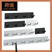 304不锈钢强力粘钩卫生间免钉衣帽浴室五金门后自粘厨房金属挂钩