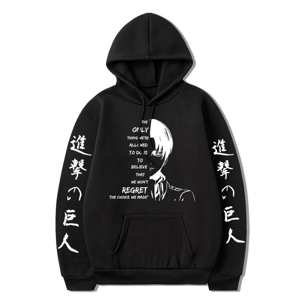 Hooded Sweatshirt For Men And Women Levi Ackerman Graphic