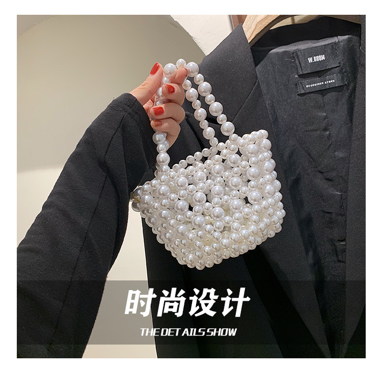 Fashion Acrylic Beaded Shoulder Messenger Portable Bag Wholesale display picture 11