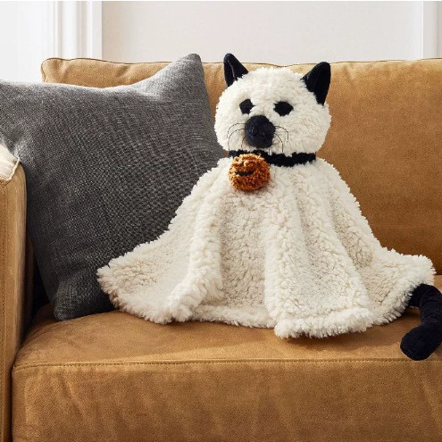 В наличии плюшевая кукла Gus the Ghost Ghost Cat, маленькая призрачная тыквенная подушка, мягкая игрушка на Хэллоуин и Рождество.