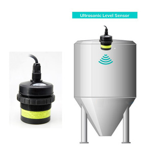 Guanke 4-20Ma Rs485 Smart Ultrasonic Level Transmitter Water Level Sensor