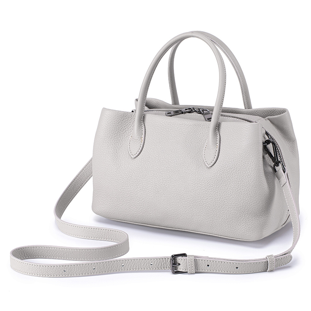 2026 New Genuine Leather Women's Handbag Versatile Large Capacity Top Grain Cowhide Commuter Shoulder And Crossbody Bag - Thumbnail 8