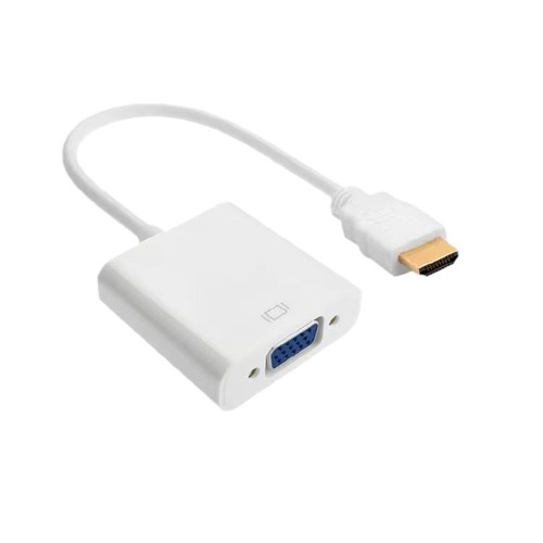 HDMI to VGA Converter Laptop Set-Top Box Projector with Audio High-Definition Cable