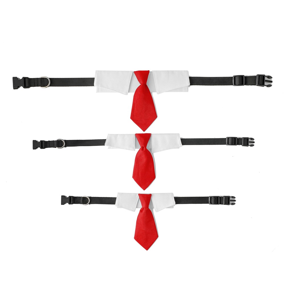 Tanpopo transfronteriza perro estilo británico guapo traje de boda perro mascota ropa corbata collar decoración al por mayor