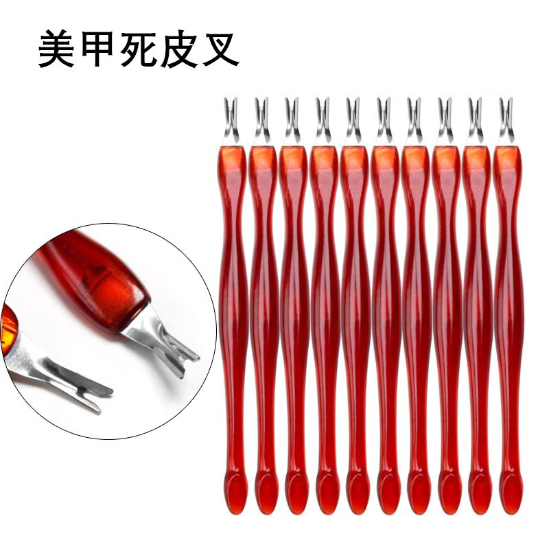 Dead skin fork sharp push fork manicure to remove dead skin horny…