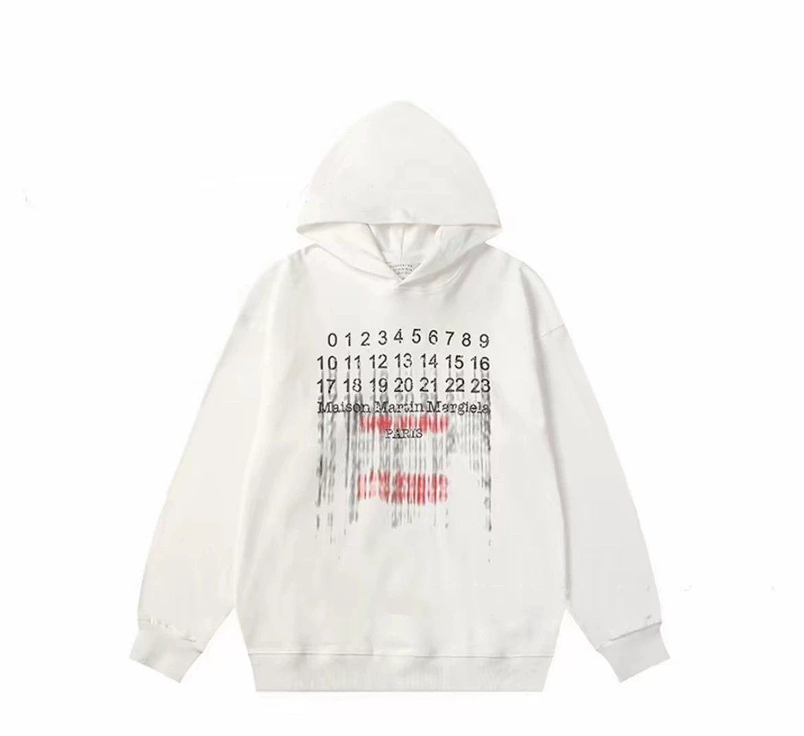 Футболка с длинным рукавом Maison Margiela унисекс свободного кроя с круглым вырезом