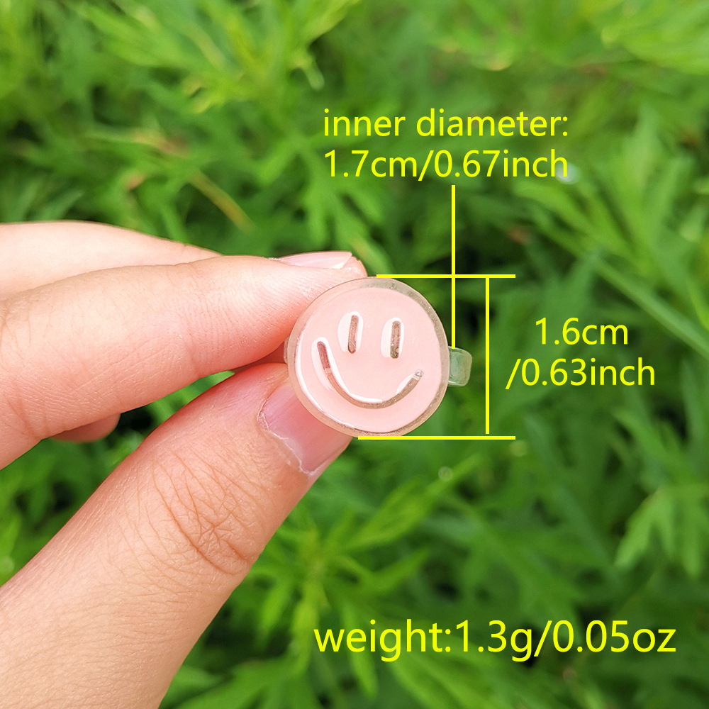 wholesale jewelry candy shape macaron color ring Nihaojewelry
