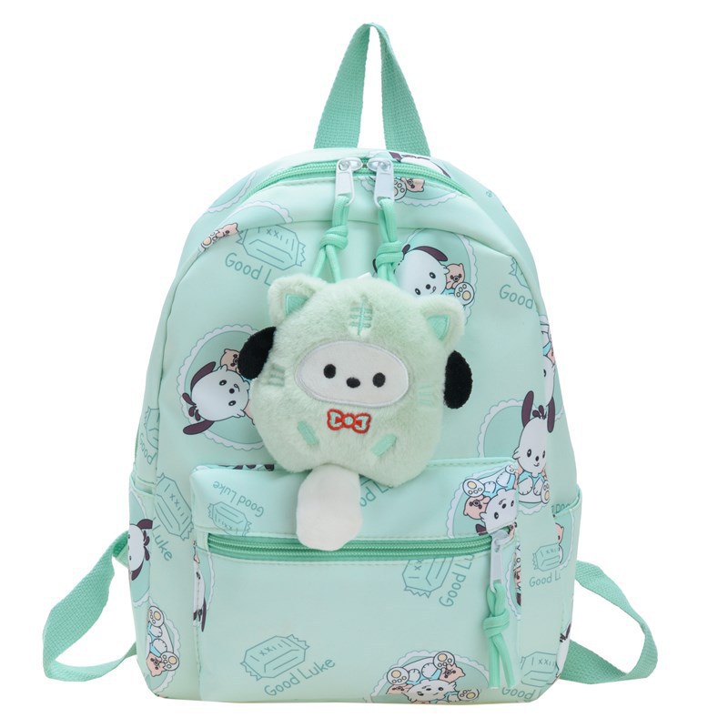 Nueva mochila escolar coreana para niños, mochila escolar de jardín de infantes de dibujos animados ins linda mochila de anime para niños y niñas