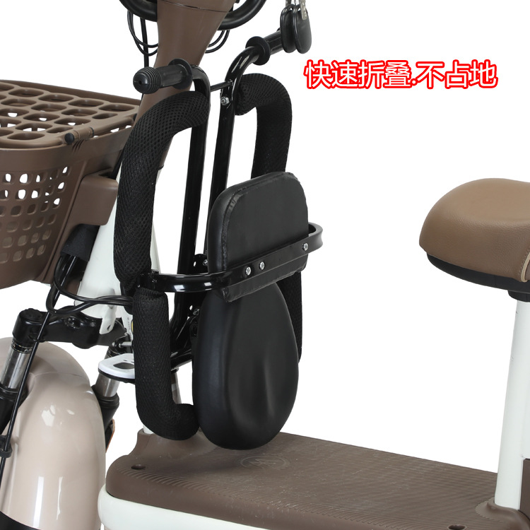 Battery car universal baby seat electric car child safety mount scooter child stool free binding chair