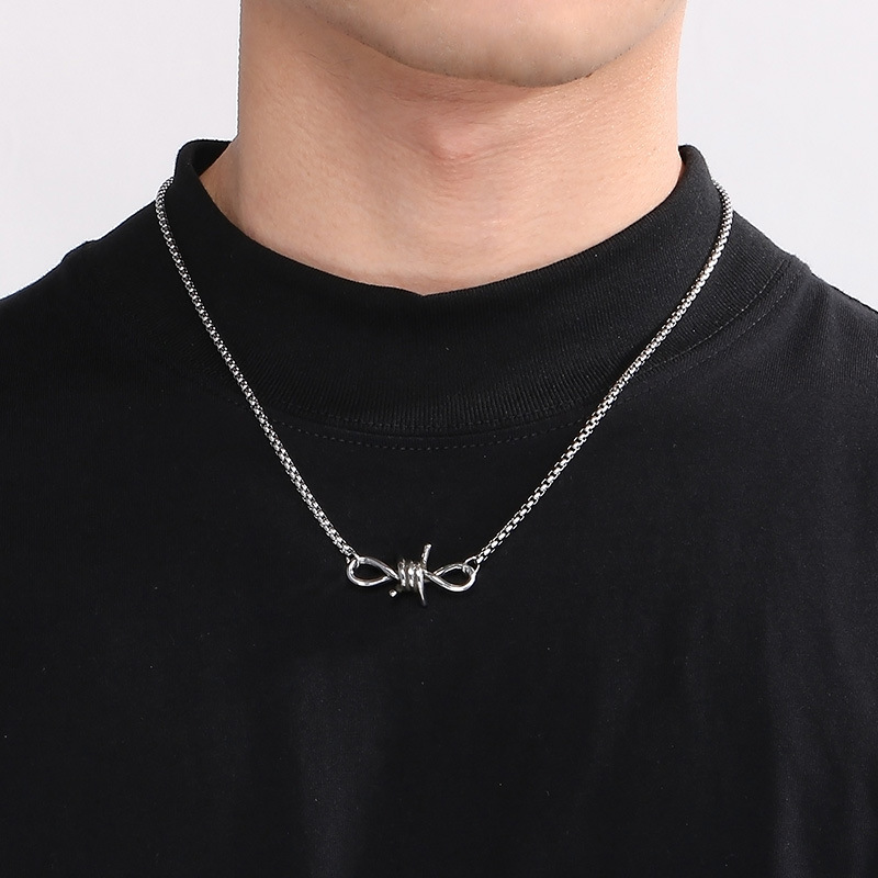 2g Weight Bracelets, Necklace Classification 1 Piece Quantity Daily, Street Occasion 304 Stainless Steel Material Geometric Pattern All Seasons Season Men's Gender Polishing Design Vintage Style, Classic Style Style Vintage Style Classic Style Geometric 304 Stainless Steel Polishing Men's Bracelets Necklace Men Necklace Sets 13