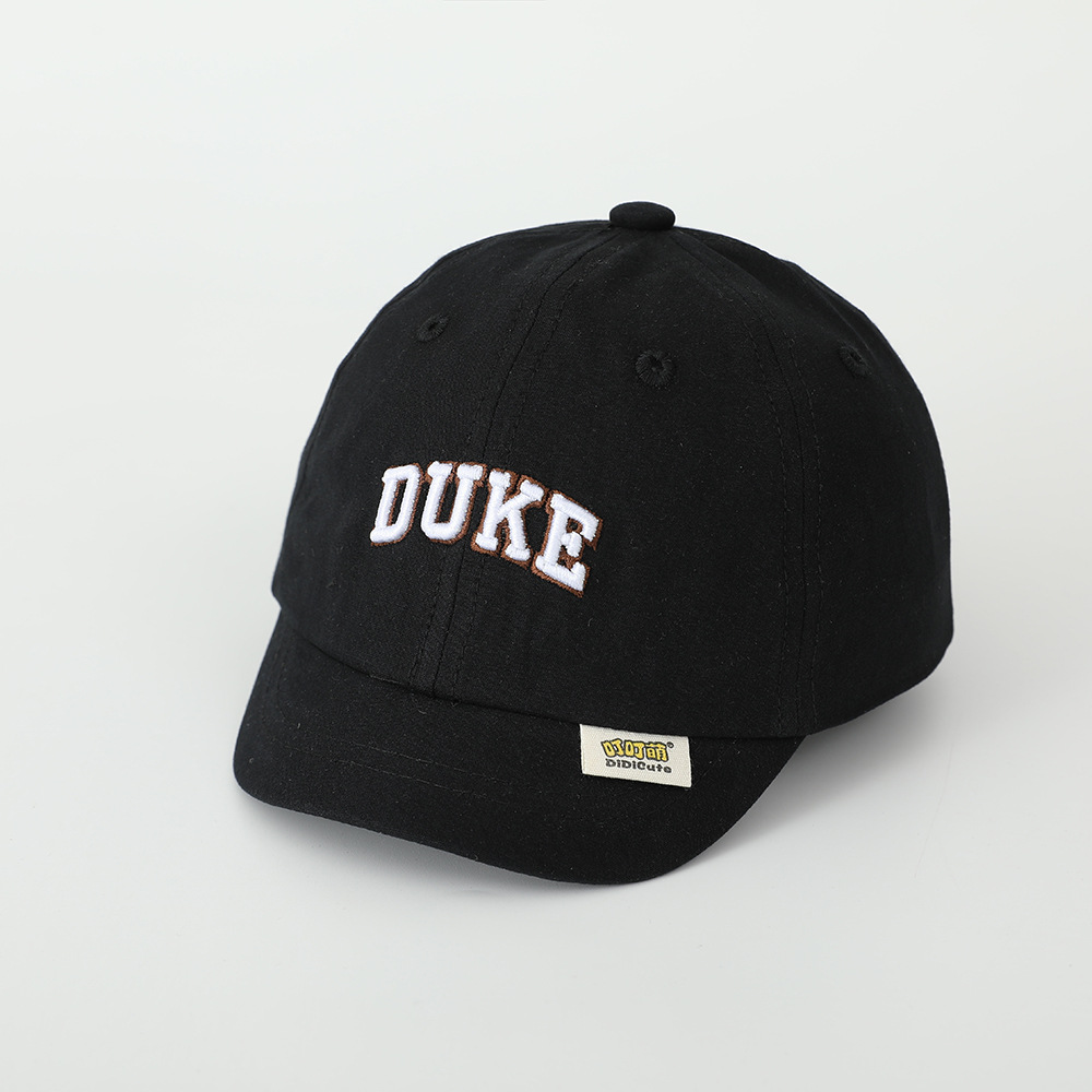 ins sombrero para niños bordado coreano sombrero de béisbol primavera y otoño 2 años de niño sombrero de lengua de pato niñas estilo extranjero moda versátil