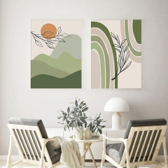 Amazon cross-border Nordic ins style living room frameless decorative painting wholesale simple abstract canvas painting core wall hanging painting