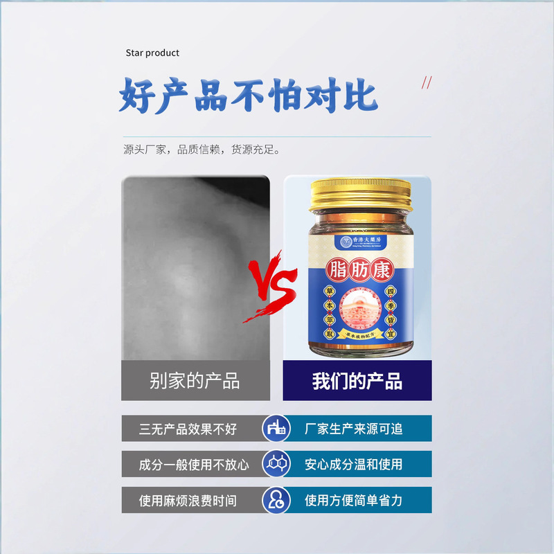 香港大薬局脂肪康正規品、皮下の硬い塊を和らげる全身用クリーム、単発性・多発性に塗布可能、吉医星|undefined
