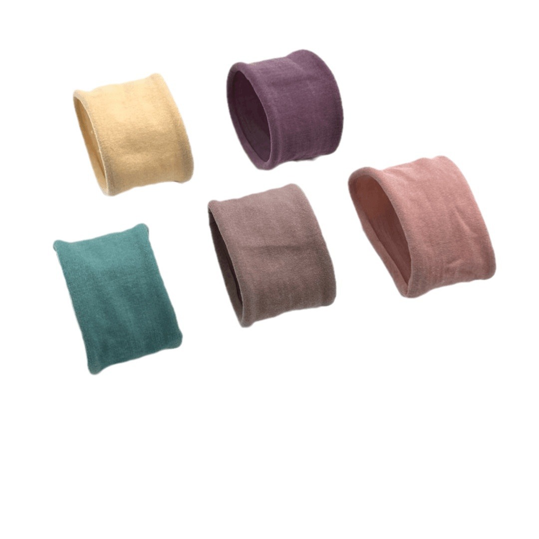 5er Set Nahtlose Haargummis, Ultraweich Und Elastisch_voghion.com