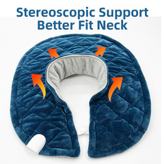 Cross-border gravity electric heating scarf heat pad multi-functional shoulder neck therapy heating robe
